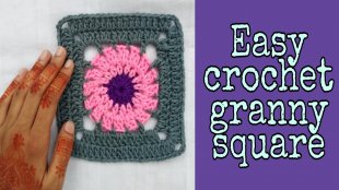 you tube how to crochet a granny square blanket