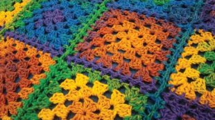 you tube crichet crowd granny square afghan
