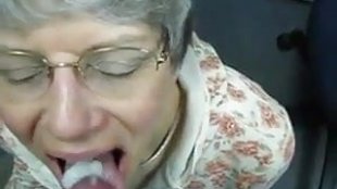 Cum eating granny Search