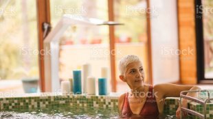 granny boobs hot tub
