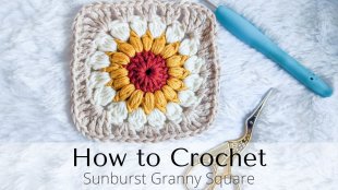 crochet sunburst granny square you tube