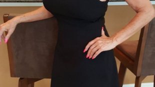I m a sexy granny at 73 - I do my gardening in boob tubes